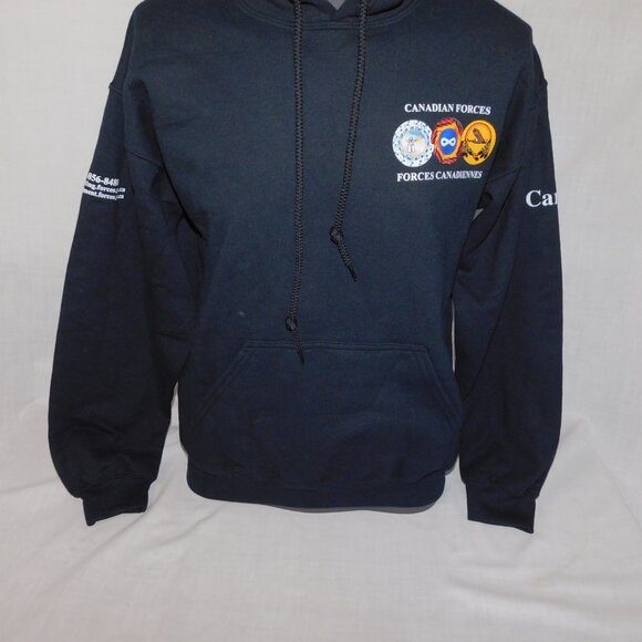 Canada Canadian Forces Indigenous Recruitment Mens m Black Graphic hoodie - Picture 3 of 11